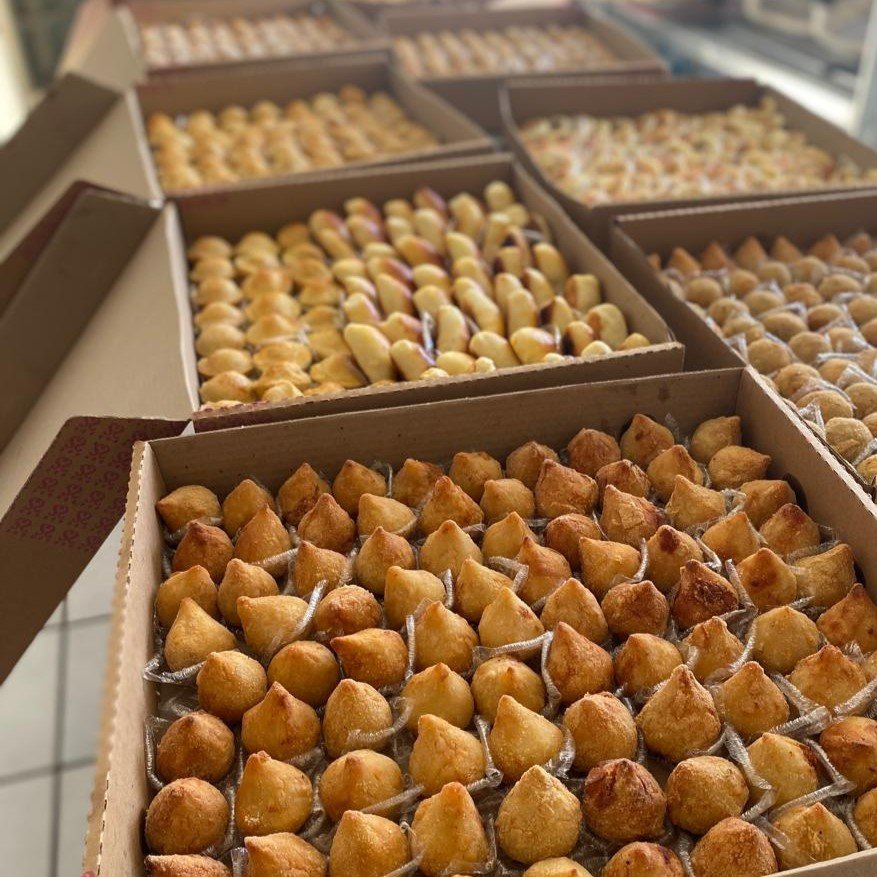 100 salgados