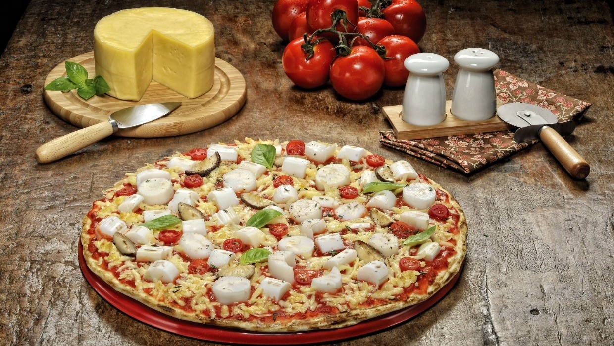Pizza de palmito