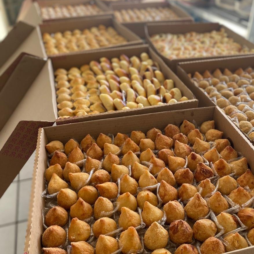 100 salgados